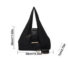 Keychain Tote - Beige