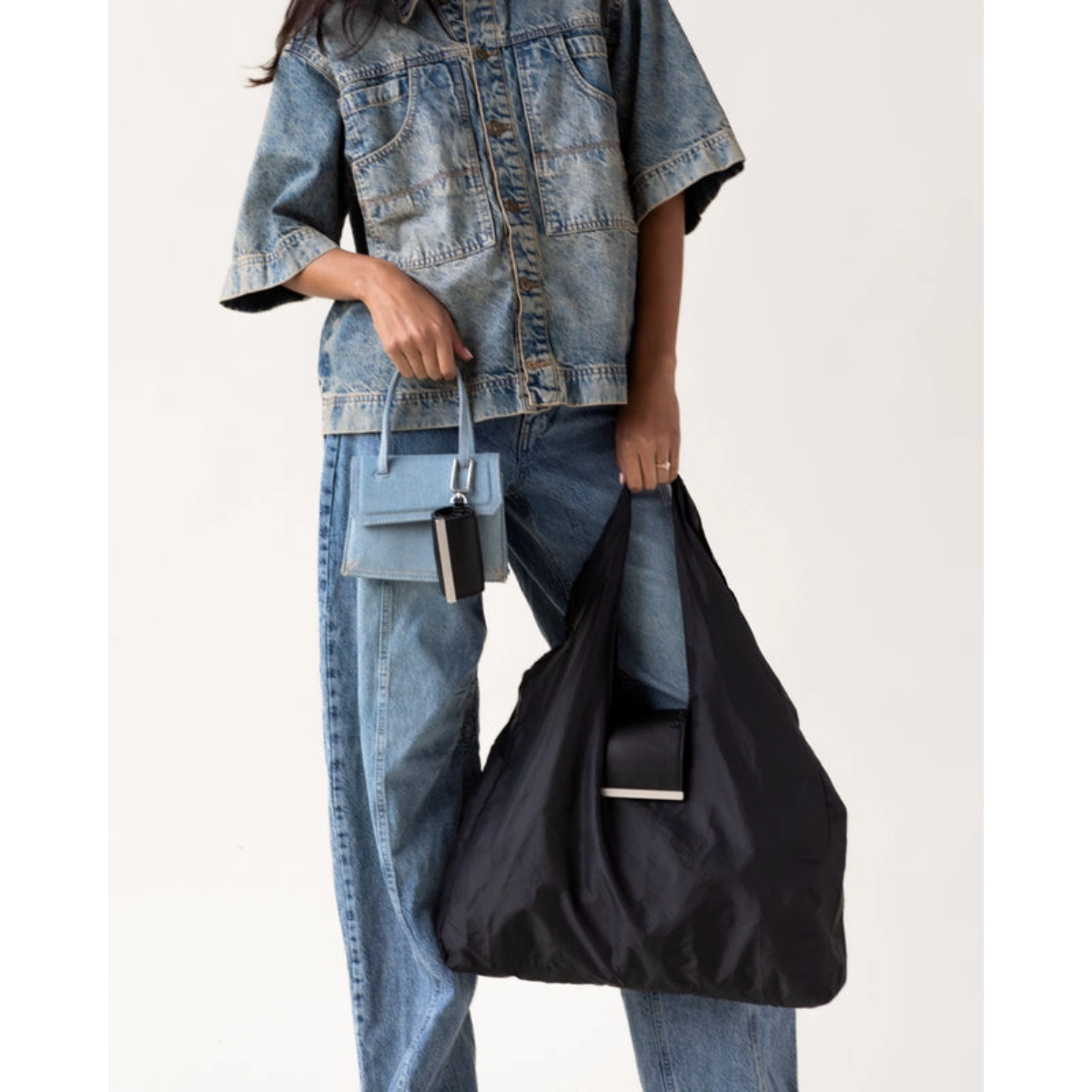 Keychain Tote - Black