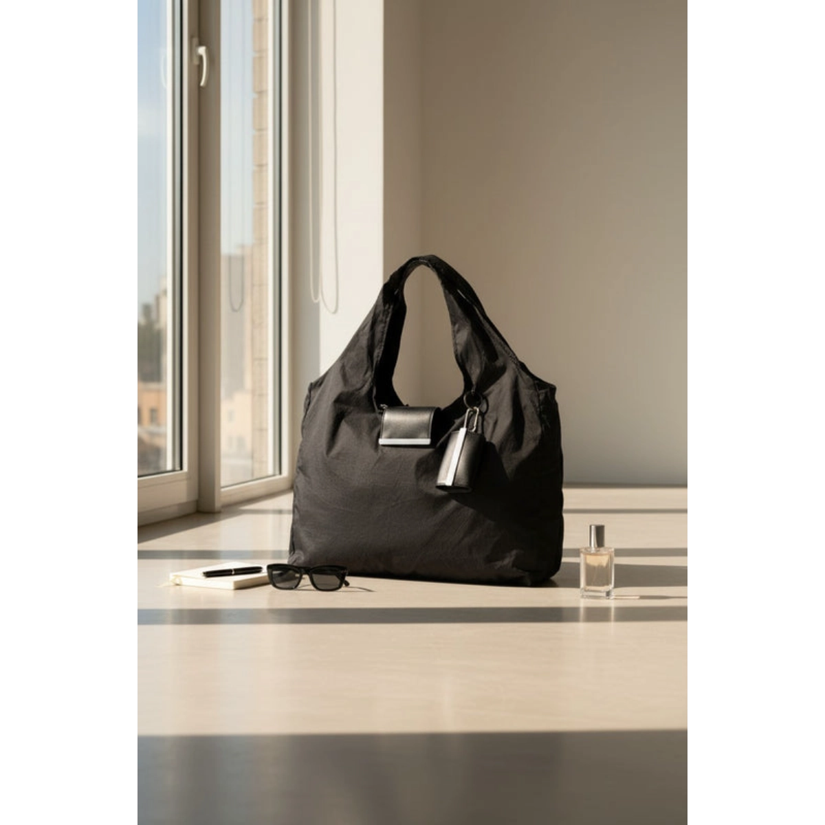 Keychain Tote - Black