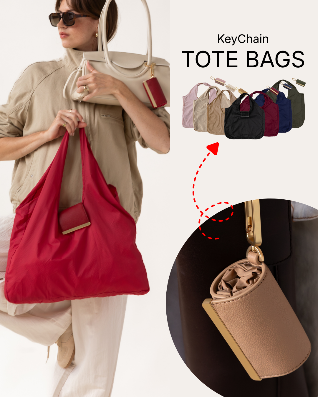 Keychain Tote | Chic Clip