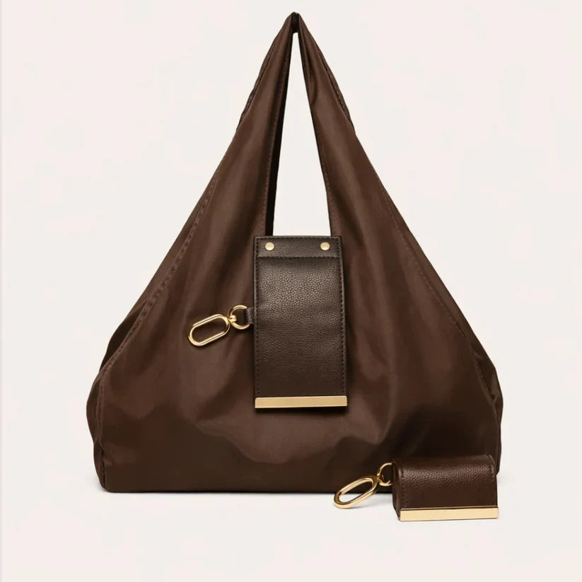 Keychain Tote - Brown